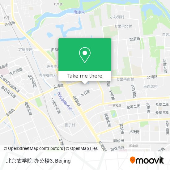 北京农学院-办公楼3 map