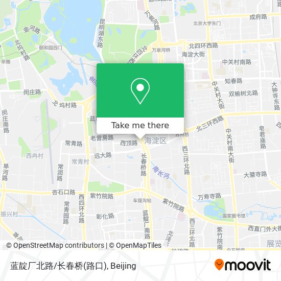 蓝靛厂北路/长春桥(路口) map