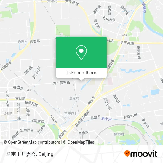 马南里居委会 map