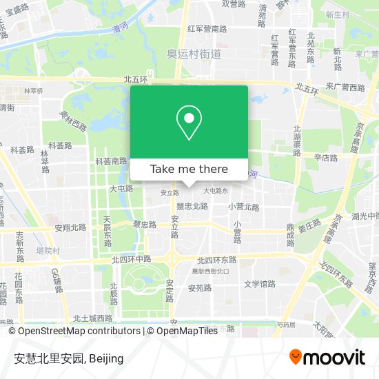 安慧北里安园 map