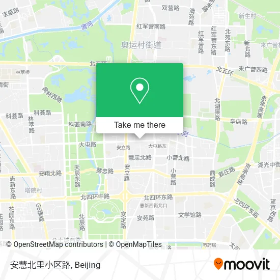 安慧北里小区路 map