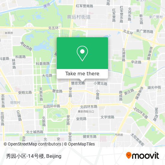 秀园小区-14号楼 map