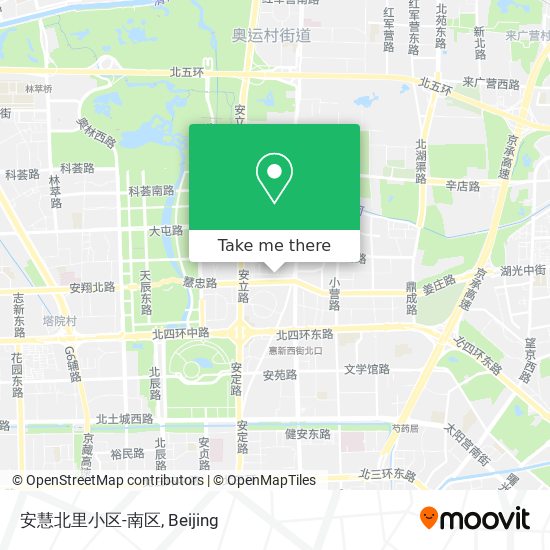 安慧北里小区-南区 map