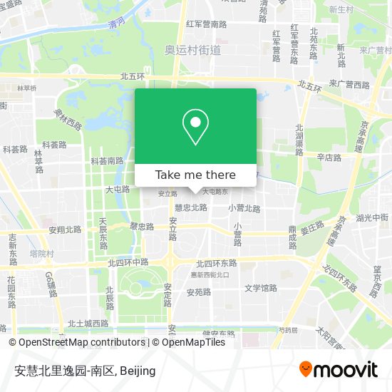 安慧北里逸园-南区 map