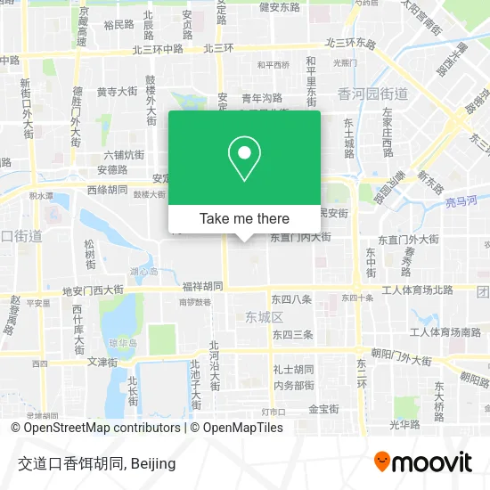 交道口香饵胡同 map