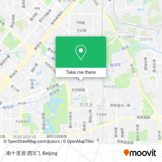 南十里居-西3门 map