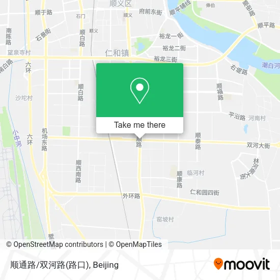 顺通路/双河路(路口) map