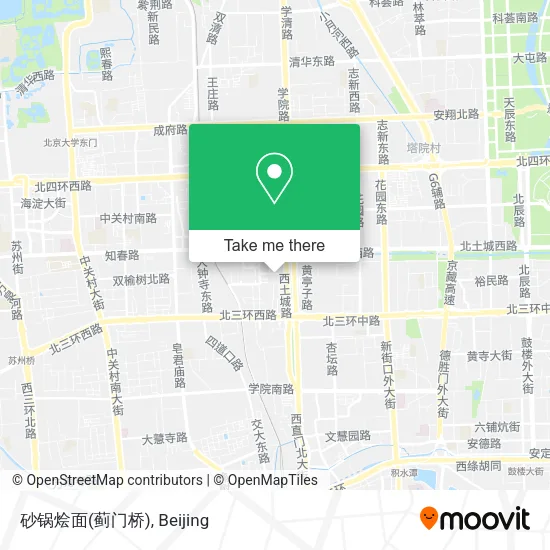 砂锅烩面(蓟门桥) map