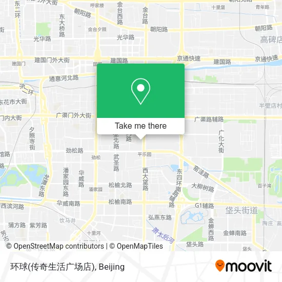 环球(传奇生活广场店) map