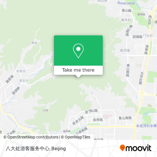 八大处游客服务中心 map