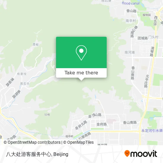 八大处游客服务中心 map