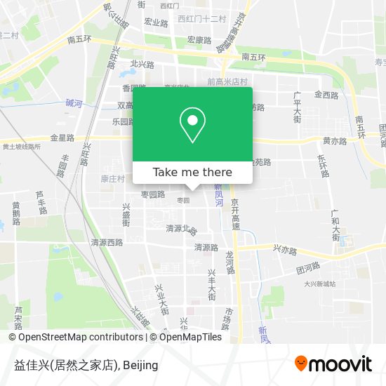 益佳兴(居然之家店) map