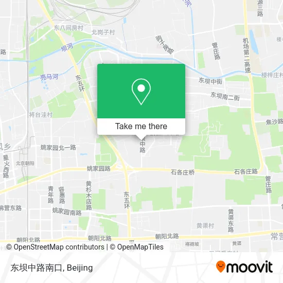 东坝中路南口 map