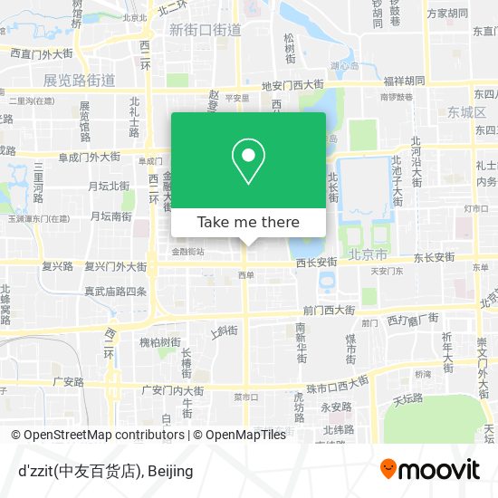 d'zzit(中友百货店) map
