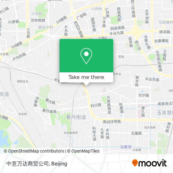 中意万达商贸公司 map
