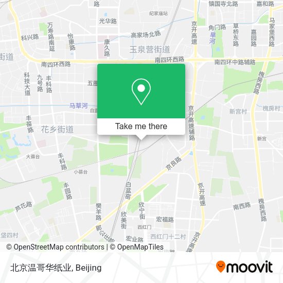 北京温哥华纸业 map