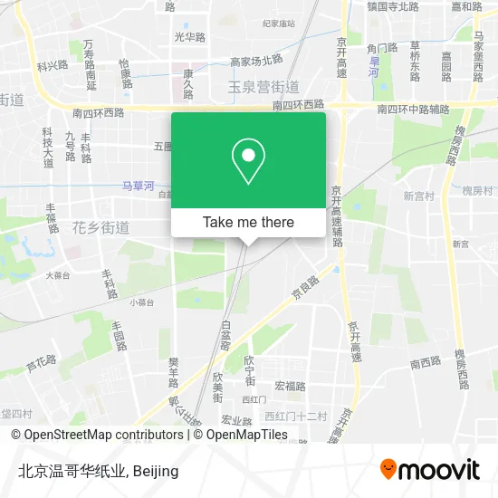 北京温哥华纸业 map