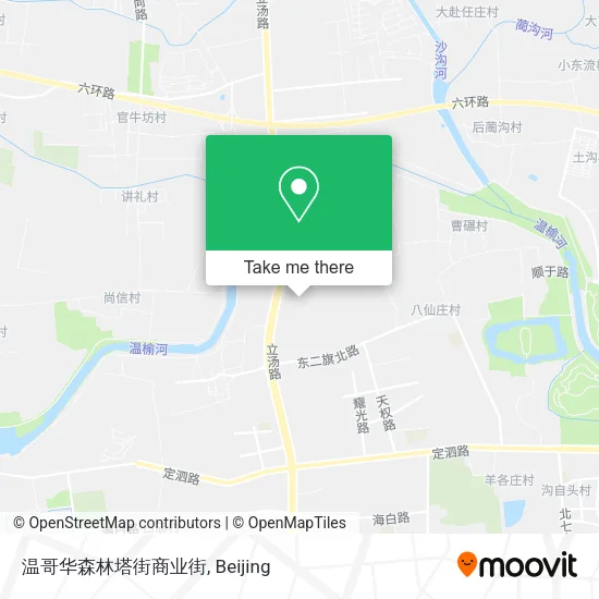 温哥华森林塔街商业街 map