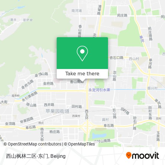西山枫林二区-东门 map