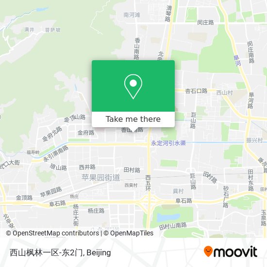 西山枫林一区-东2门 map