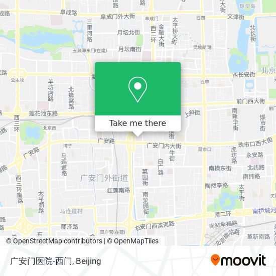 广安门医院-西门 map