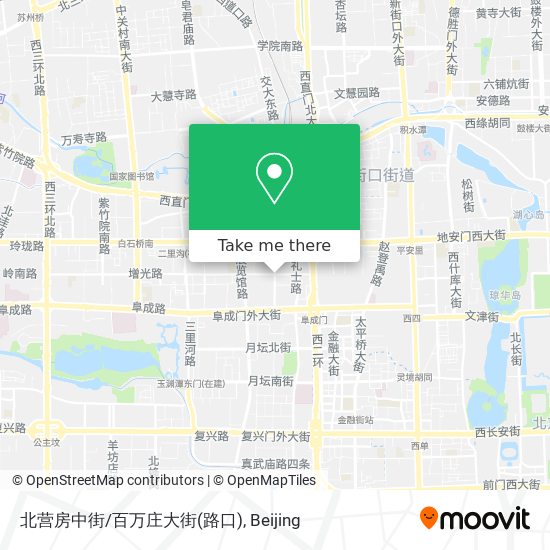 北营房中街/百万庄大街(路口) map