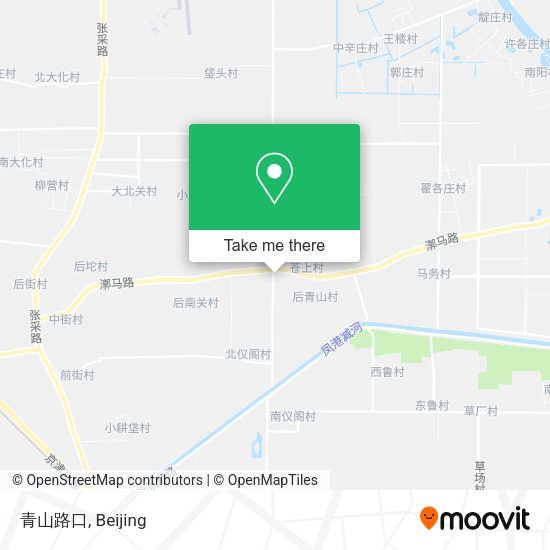 青山路口 map