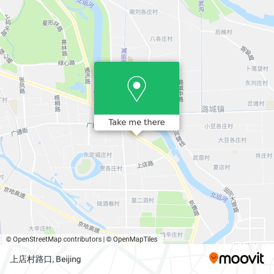 上店村路口 map
