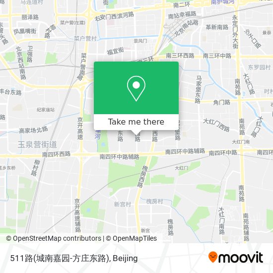 511路(城南嘉园-方庄东路) map