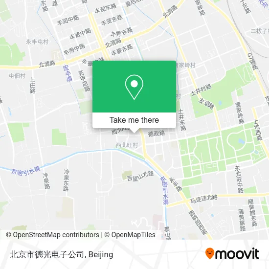 北京市德光电子公司 map