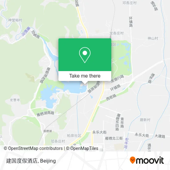 建国度假酒店 map
