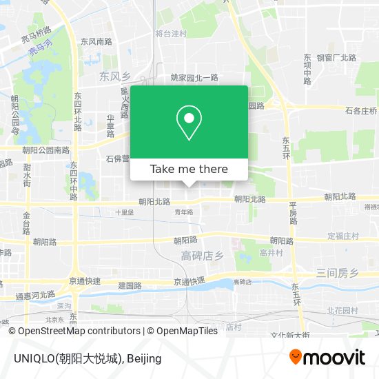 UNIQLO(朝阳大悦城) map