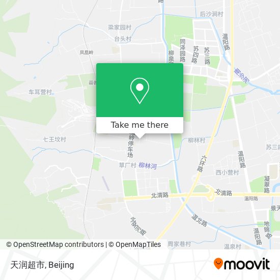 天润超市 map
