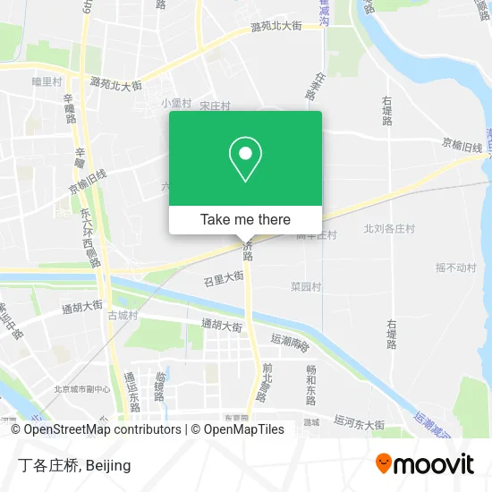 丁各庄桥 map