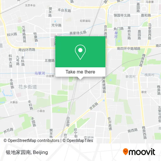 银地家园南 map