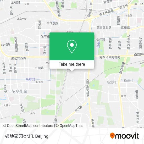 银地家园-北门 map