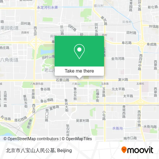 北京市八宝山人民公墓 map