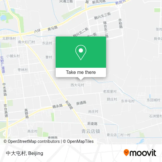 中大屯村 map