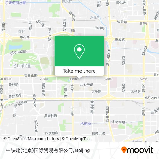 中铁建(北京)国际贸易有限公司 map