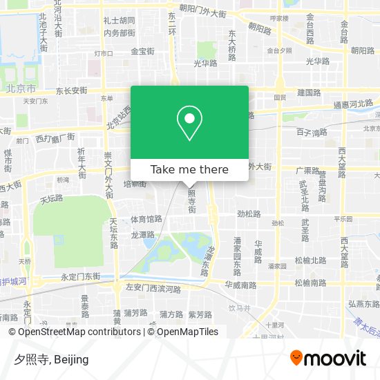 夕照寺 map