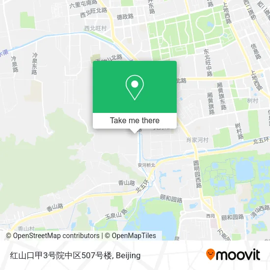 红山口甲3号院中区507号楼 map