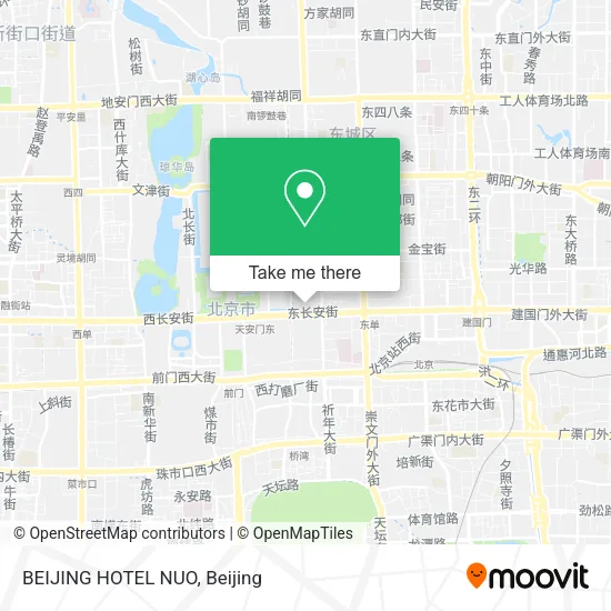 BEIJING HOTEL NUO map