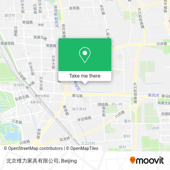 北京维力家具有限公司 map