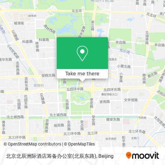 北京北辰洲际酒店筹备办公室(北辰东路) map