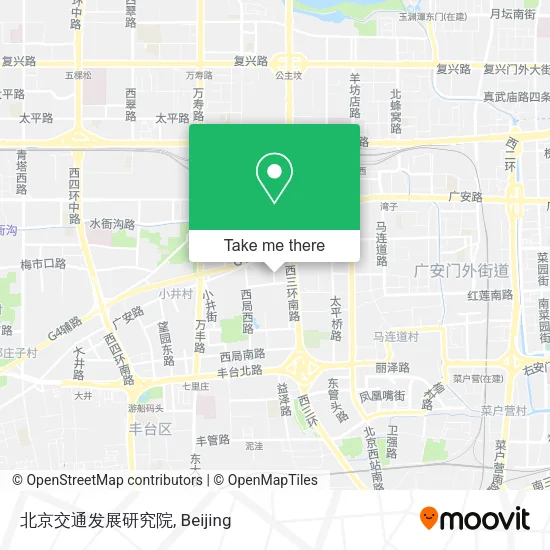 北京交通发展研究院 map