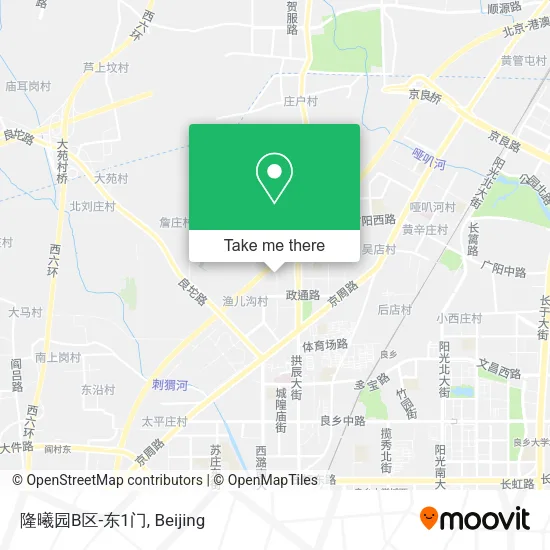 隆曦园B区-东1门 map