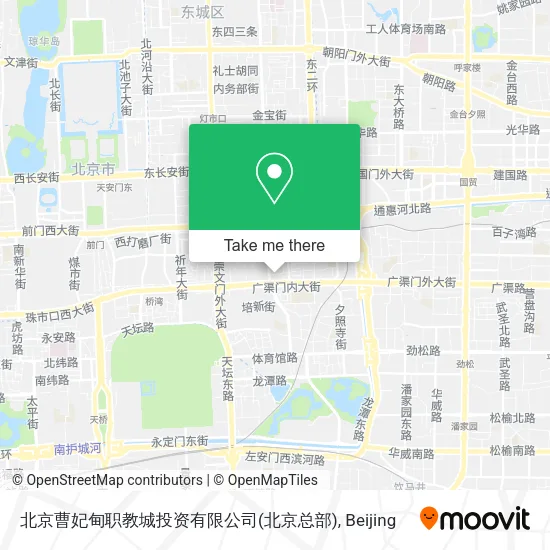北京曹妃甸职教城投资有限公司(北京总部) map