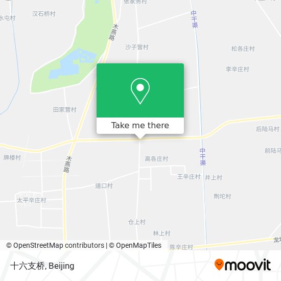十六支桥 map