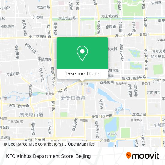 KFC Xinhua Department Store map