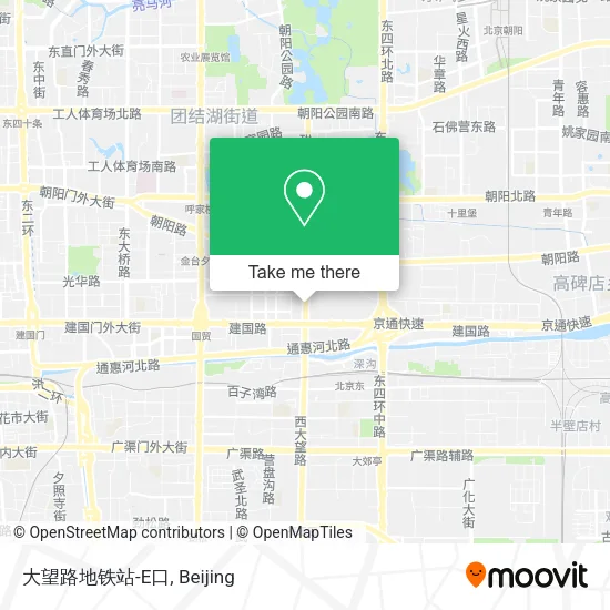 大望路地铁站-E口 map